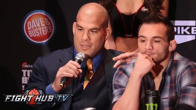 Tito Ortiz vs. Stephan Bonnar full video - final press conference & face off
