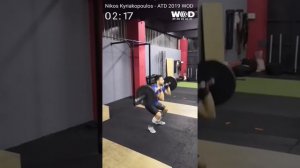 Nikos Kyriakopoulos Athens Throwdown 2019 Wod 1 Scaled men