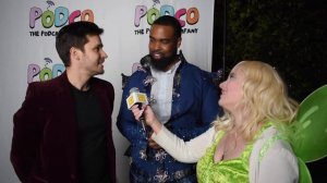 Devon Werkheiser and Daniel Curtis Lee Interview at Christy Carlson Romano's 40th Neverland Birthda