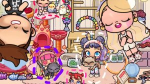 Девочки играют с питомцами🫢🤫🐌🌸🌿💗🐹🫰🏼🥰🎀 (Avatar World)