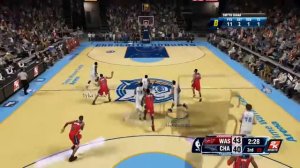 Michael Kidd-Gilchrist Gets Blocked From Behind By Trevor Ariza - LOL - NBA 2K14 - PS4