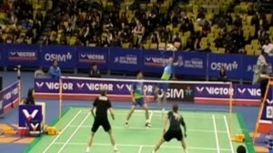 Mens Doubles Rasmussen Conrad Petersen vs Fu Haifeng Cai Yun Korea Open 2011 second round