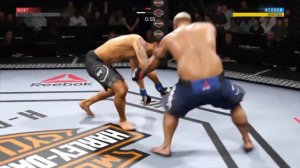 MARK HUNT VS FABRICIO WERDUM UFC 3 GAMEPLAY