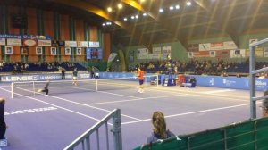 Balle de match Pierre-Hugues Herbert contre Albano Olivetti