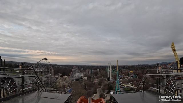Iron Menace Official POV! - Dorney Park's New Dive Machine Roller Coaster смотреть онлайн