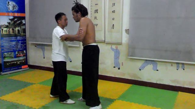 Master Chen Chao taiji tuishou 陳超師傅 仁飄零 太極推手