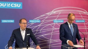 18. April 2023 | Live-Statement mit Friedrich Merz & Alexander Dobrindt