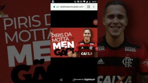 Flamengo anúncia a contratação de Robert Piris!!