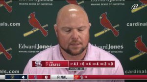 Lester: Command was 'a struggle pretty much all night' against Brewers