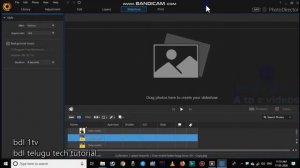 How to make video slide shows in Photo director bdl telugu tech-tutorials