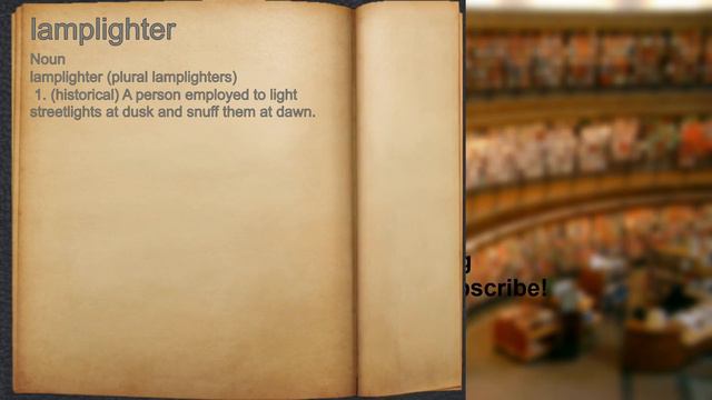 What does lamplighter mean? смотреть онлайн