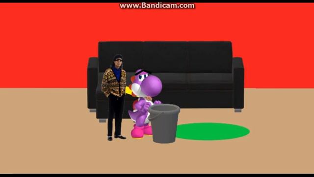 Michael Jackson helps me while vomiting