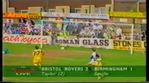 01-05-1993 Bristol Rovers 3 Birmingham City 3