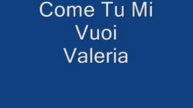 Sono Come Tu mi Vuoi cover Irene Grandi by Valeria смотреть онлайн