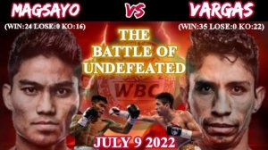 Mark Magsayo vs Rey Vargas Full Fight