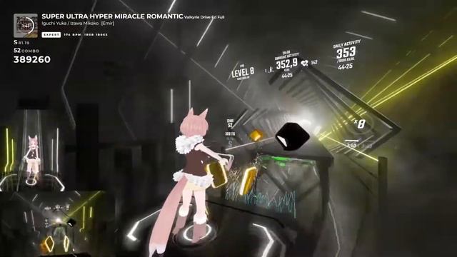 Beat Saber - Iguchi Yuka/Izawa Mikato - Super Ultra Hyper Miracle Romantic [Expert] | Fail смотреть онлайн