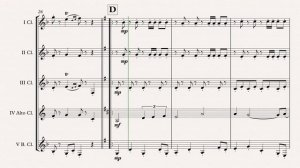 „Hogwart's March“ Clarinet Choir arr. Adrian Wagner (Patrick Doyle)