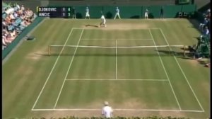 Novak jokovic vs Mario Ancic    Wimbledon  2006 R16   Highlights (Classic Tennis Match)