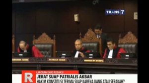 MK TERNODAI DENGAN KASUS SUAP PATRIALIS AKBAR