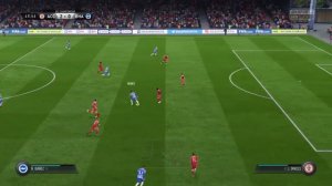 Аккрингтон - Брайтон 34 тур Чемпионшипа Английской лиги по футболу FIFA 18 PS4