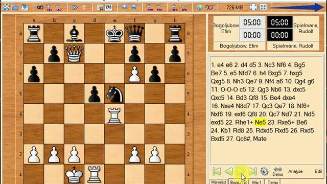 Bogoljubow efim and spielman rudolf 1919  1 0 смотреть онлайн