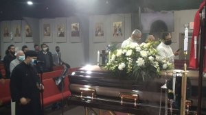 Church of Pope Kyrillos VI & Archdeacon Habib Girgis funeral prayer (Evon Girgis)  Friday  07/02/21