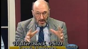 Walter Block on NOSHA-TV 1/3