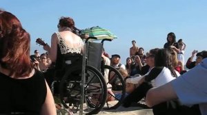 Amanda Palmer Ninja Beach Meet-Up #2 - Cat Stevens "If You Want To Sing Out, Sing Out"