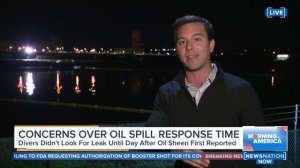 Concerns over response time in California oil spill