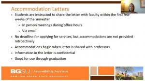 Accessibility Services at BGSU