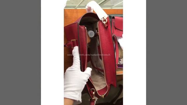 WHAT CAN YOU FIT? MICHAEL KORS MEDIUM SELMA SAFFIANO SATCHEL-CHERRY смотреть онлайн