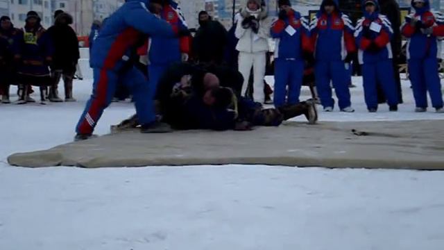 Надым. праздник оленевода. национальная борьба смотреть онлайн
