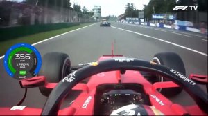 F1 2019 Sebastian Vettel 365 km/h Race Onboard Monza - Italian Grand Prix | With Telemetry