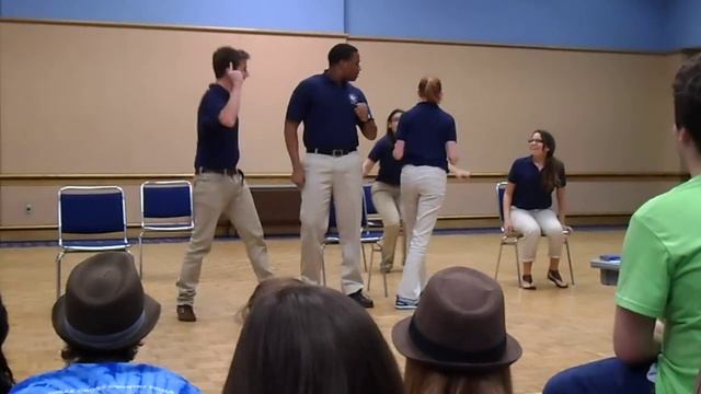 Troupe 3502 performing Carner and Gregor's Temp Job смотреть онлайн