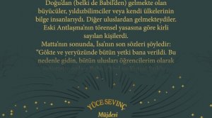 7 Aralık: Advent 7. Gün – Yıldızbilimcilerin Mesihi