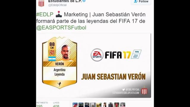 NEW FUT 17 Legend - Juan Sebastian Veron Confirmed смотреть онлайн