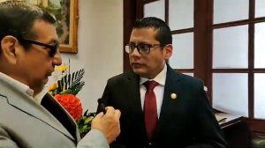 Diego Chicaiza, Secretario de Gestión Estratégica, se refiere al encuentro con Daniel Noboa