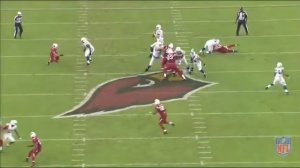 Calais Campbell knee-bend v. Samson Satele.