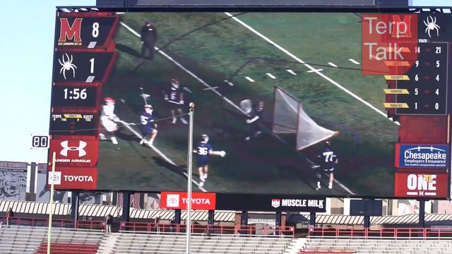 Eric Spanos + Braden Erksa Maryland Lacrosse goals v Richmond смотреть онлайн