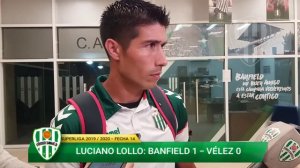 Luciano Lollo - Banfield 1 - Vélez 0 - Fecha 14 - 24-11-2019