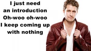 Hey Matthew Morrison Lyrics