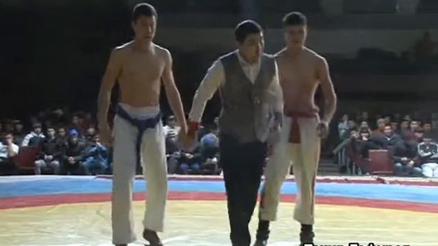 Спорт. Курош. Чемпионат Кыргызстана. 84 кг (1\16). Рахманкул уулу Сайпидин-Эрлан Мамбеткулов. смотреть онлайн