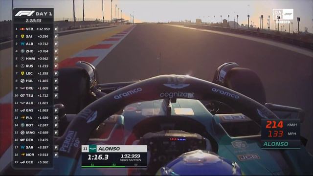 PRIMERA VUELTA RÁPIDA DE FERNANDO ALONSO CON EL ASTON MARTIN смотреть онлайн