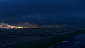 Tornadic Thunderstorm Near Gillespie IL from Hamil, IL Pt 4 20150409192718