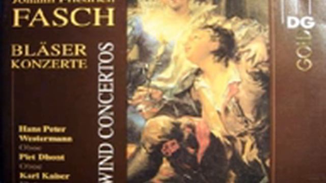 Johann Friedrich Fasch - 04 - Concerto for Oboe, Two Violins and Harpsichord - Allegro смотреть онлайн