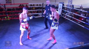 THAI KIDS 10 - Leonardo Souza (Greco FT)  x  Willian Santos (Art Fighters RJ) 47 kg