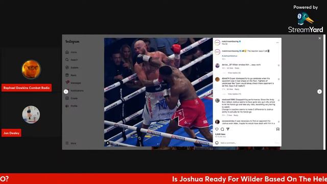 Is Joshua Ready For Wilder Based On The Helenius KO? anthonyjoshua roberthelenius