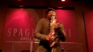 Marcus Anderson Performs "Rock With You" Live at Spaghettinis