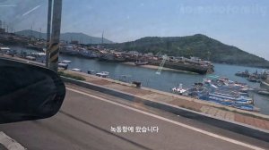 [#46 ] (subtitles) 여수에서 고흥으로 가는 화양대교, 둔병대교, 남도대교 ,적금대교, 팔영대교  | 녹동항 | 녹동 바다정원 | 애견동반여행 |스카이홈캠핑박스