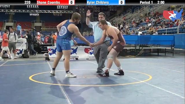 Fargo 2012 220 Round 2: Shane Coombs (Colorado) vs. Kyler Childers (Oklahoma) смотреть онлайн